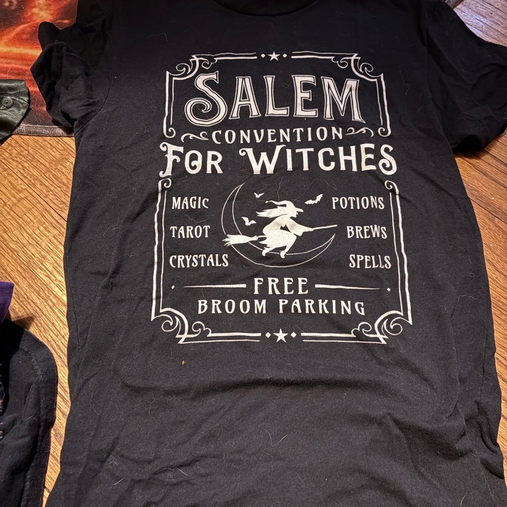 Salem Convention Witchy Black T-Shirt